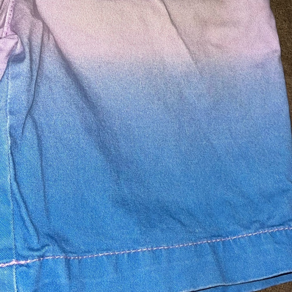 Gap • Purple | Blue Tie Dye Drawstring Shorts - Picture 9 of 11